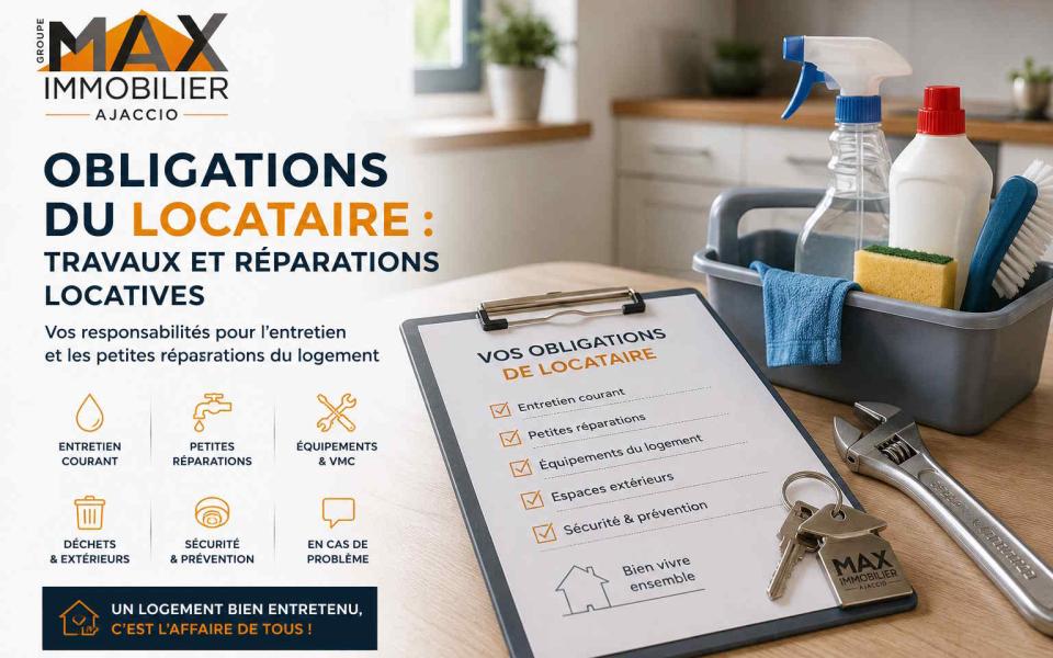 Obligations du locataire : travaux et réparations locatives