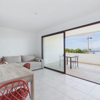 Vente F2 récent en bord de plage et Vue Mer