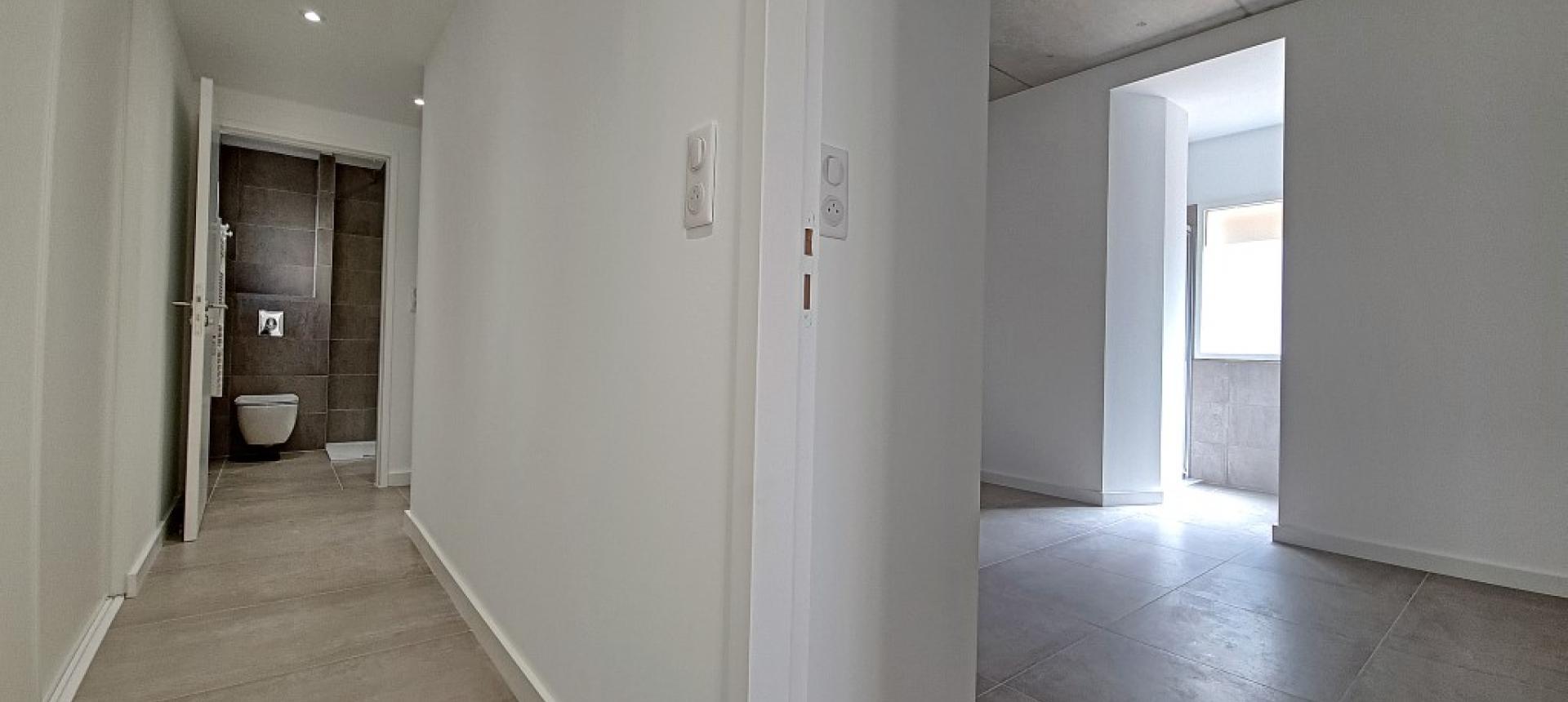 F3 à louer  Albert 1er Forcone dégagement