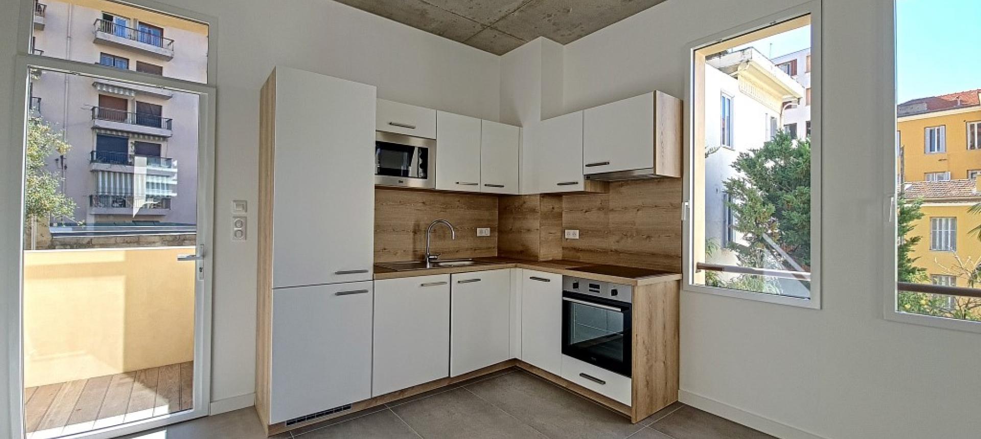 F2 à louer Marengo coin cuisine