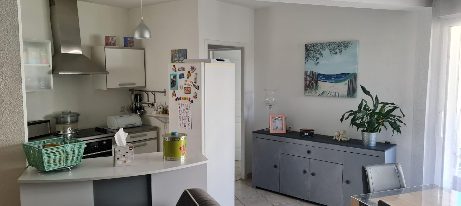 F2 A LOUER TERRASSES DES MILLELI CUISINE