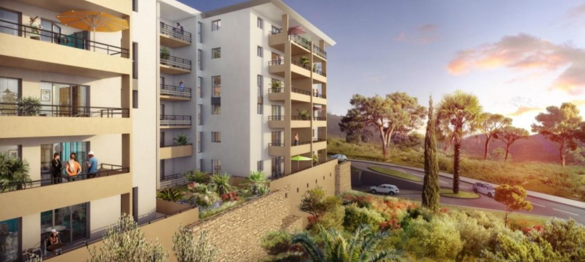 F4 à louer Terrasses du Parc Immeuble 