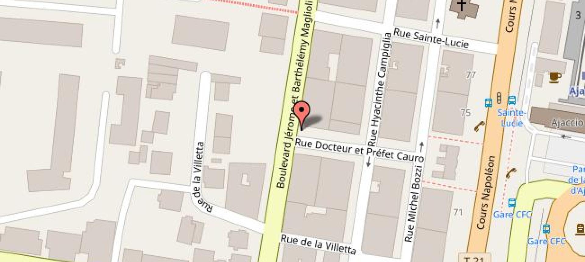 A vendre appartement F3  Avenue Beverini