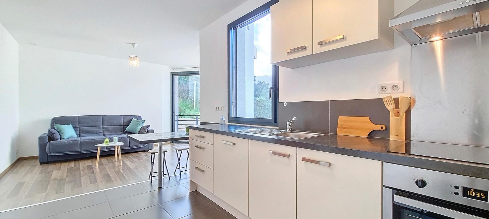 F1 meublé à louer secteur Milelli à Ajaccio