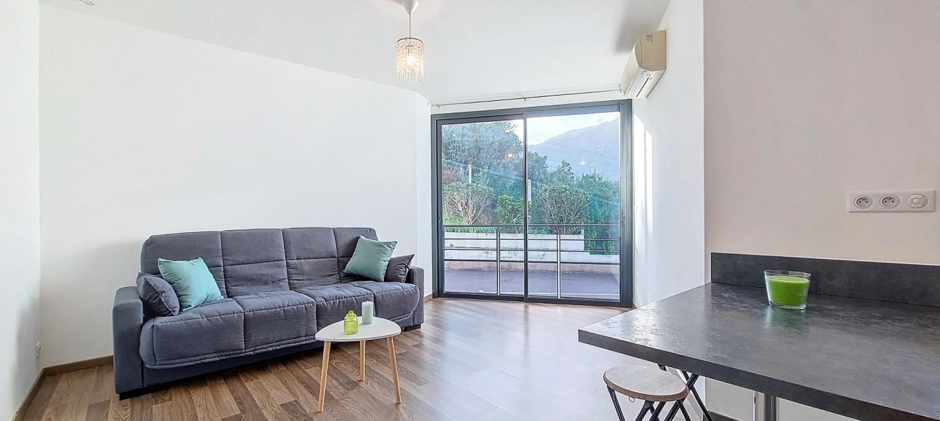 F1 meublé à louer secteur Milelli à Ajaccio