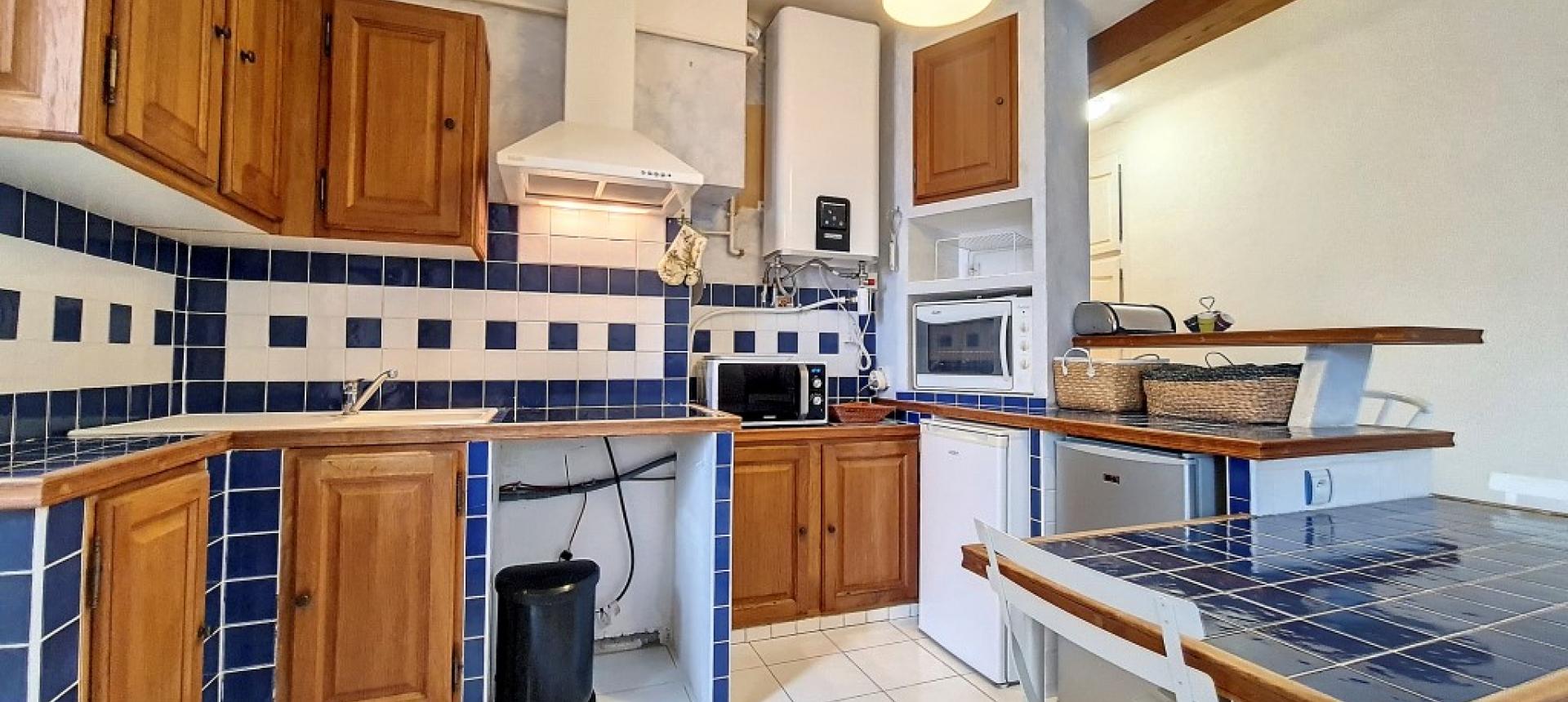 F2 meublé  à louer Trottel cuisine