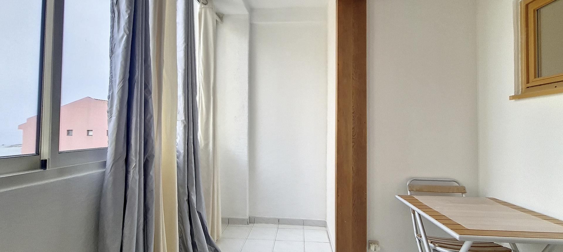 F2 meublé  à louer Trottel loggia