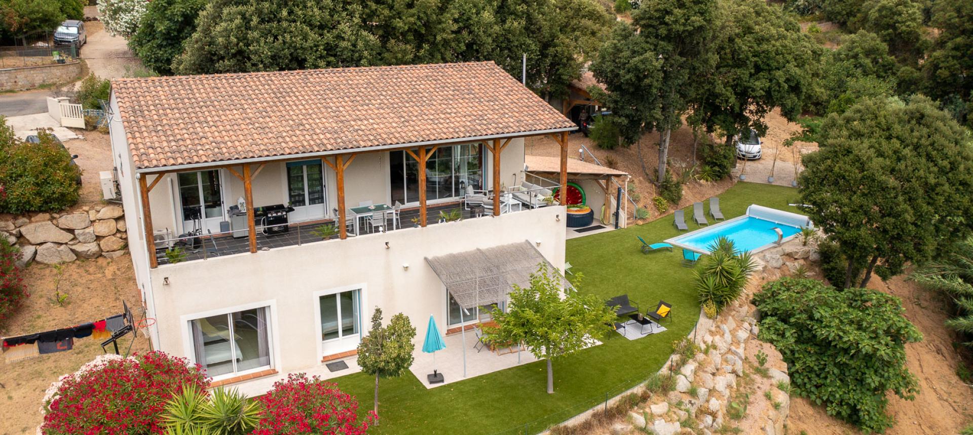 Villa à vendre proche Ajaccio - San Benedetto - Vue maison