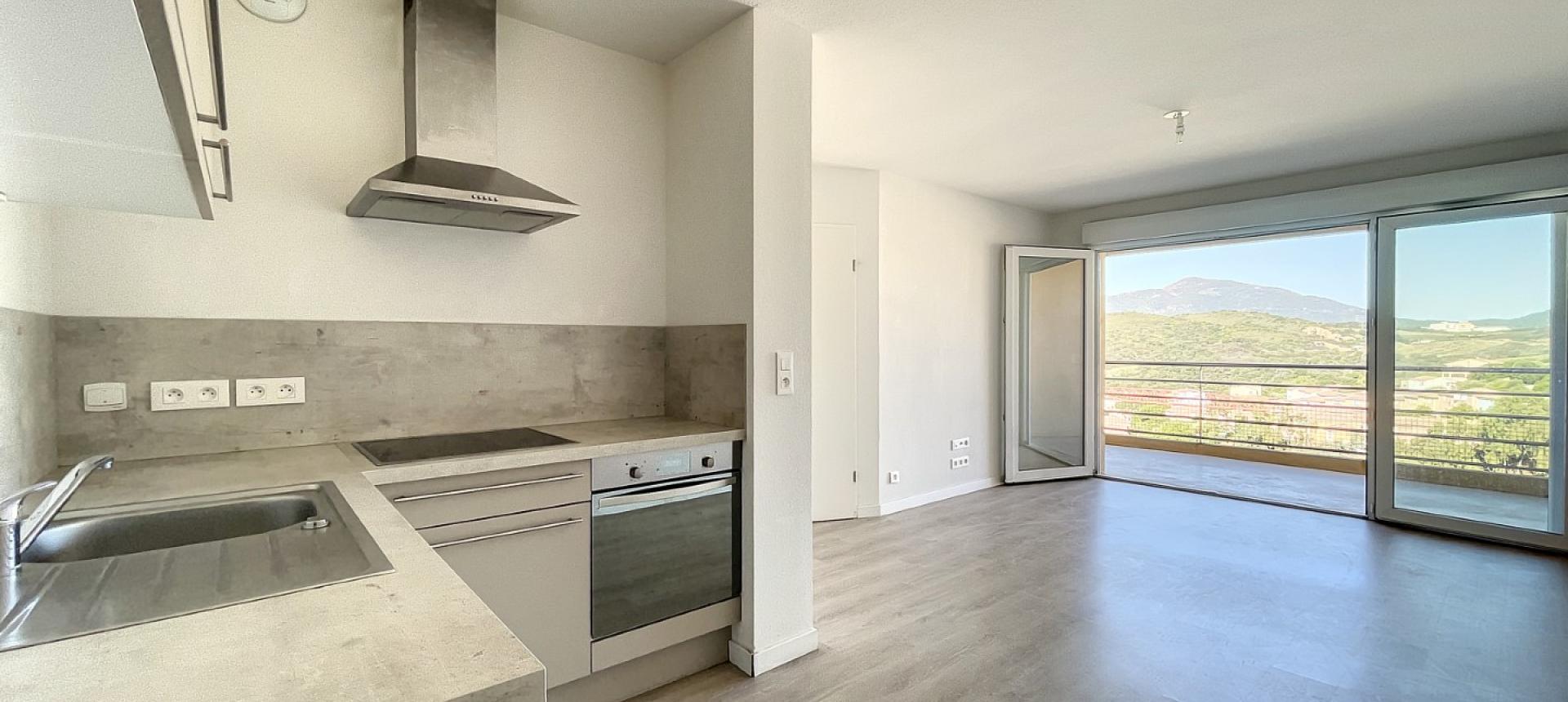 Vente appartement F2 à Ajaccio - Secteur Vazzio