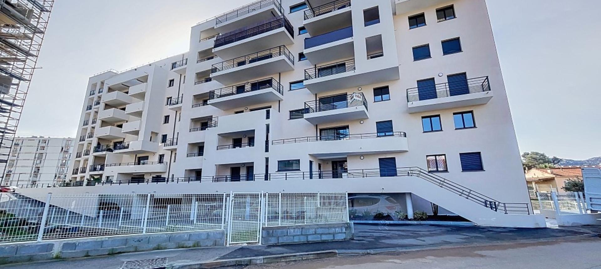 Beau F2 neuf résidence Althéa secteur Candia à Ajaccio