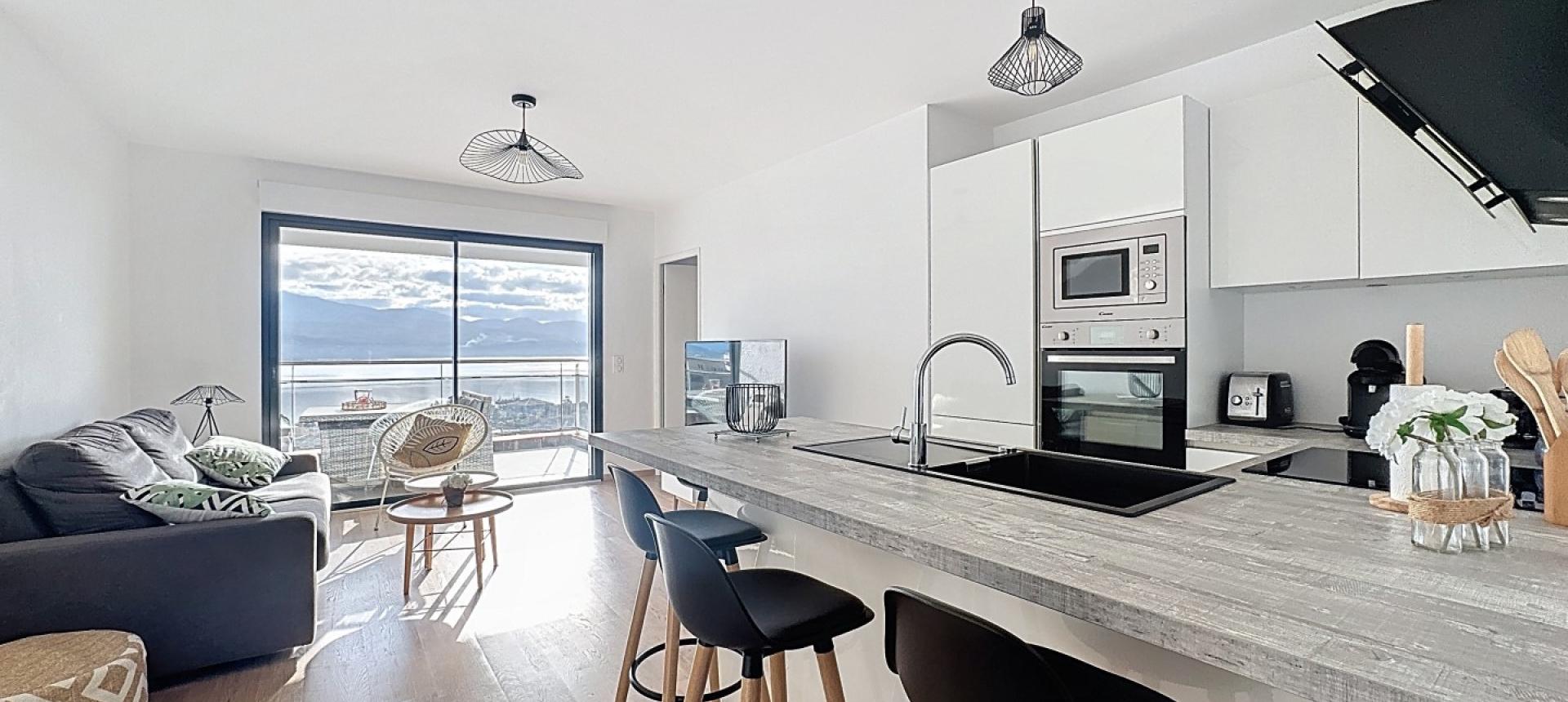 F2 meublé à louer secteur Aspretto le Genovèse à Ajaccio.