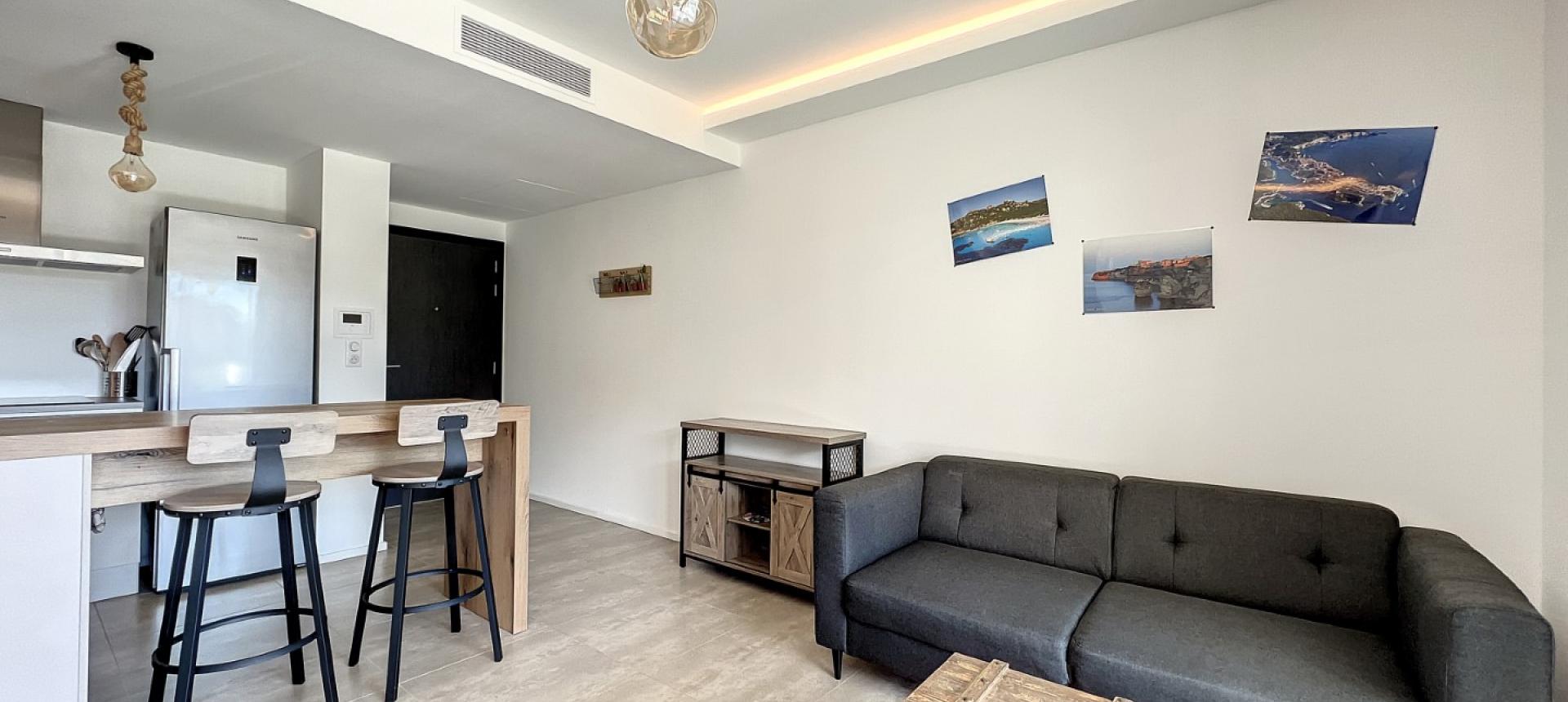 Appartement F2 en vente à Ajaccio, résidence Parc Aurancia