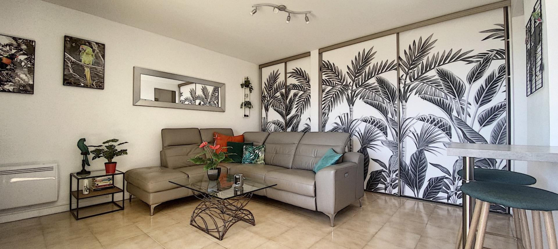 VENTE APPARTEMENT F2 - VUE MER - RESIDENCE ALZO DI SOL