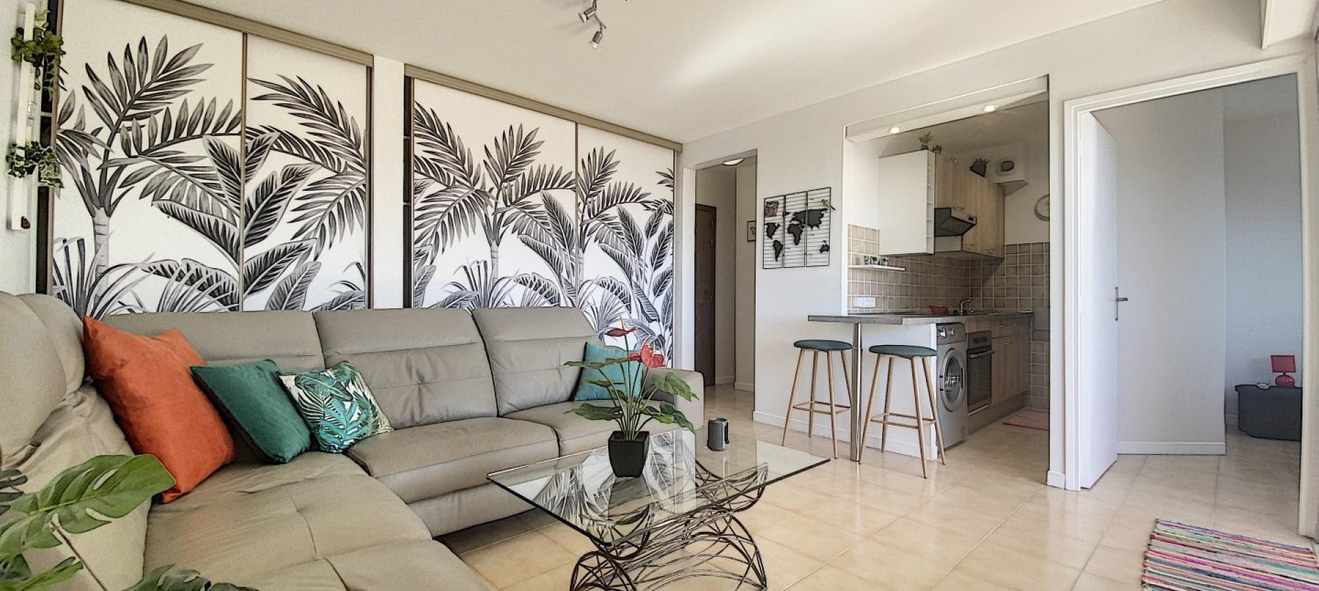 VENTE APPARTEMENT F2 - VUE MER - RESIDENCE ALZO DI SOL