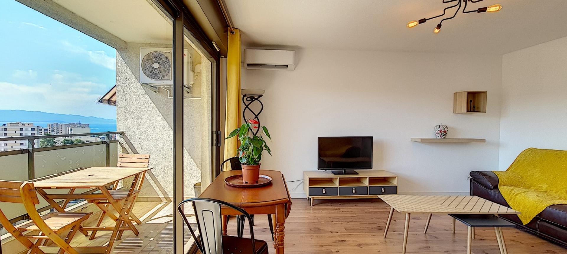 Appartement F2 dernier étage à vendre Résidence Les Terrasses d'Ajaccio