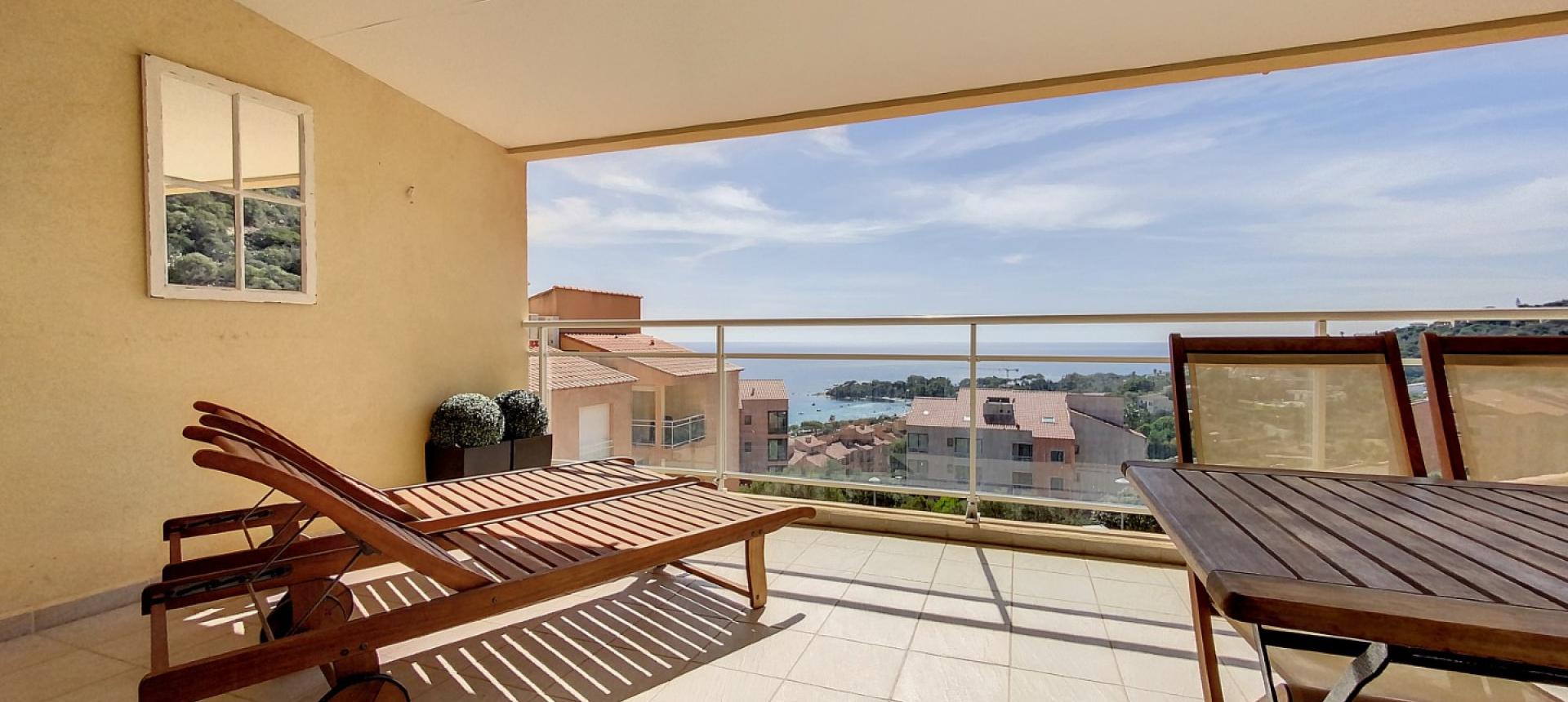 F3/4 duplex vue mer à Vendre à Ajaccio - Santa Lina