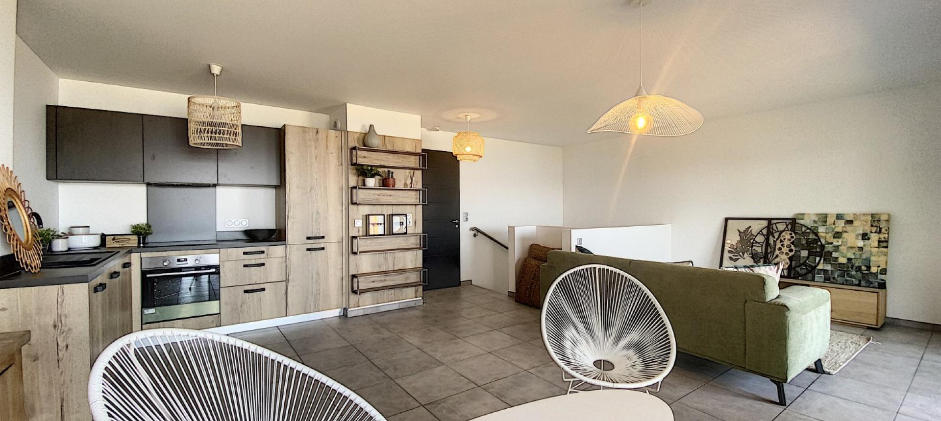 T3 Duplex Stagnola sejour-cuisine
