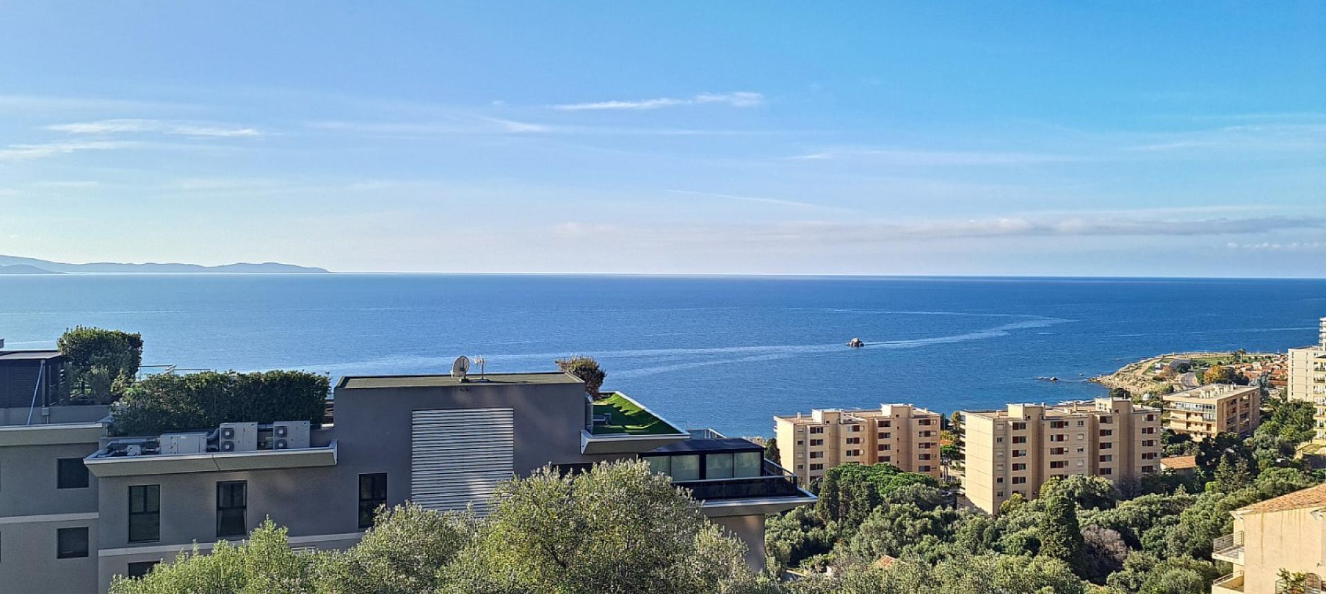AJACCIO - VENTE APPARTEMENT F4 - TERRASSE VUE MER