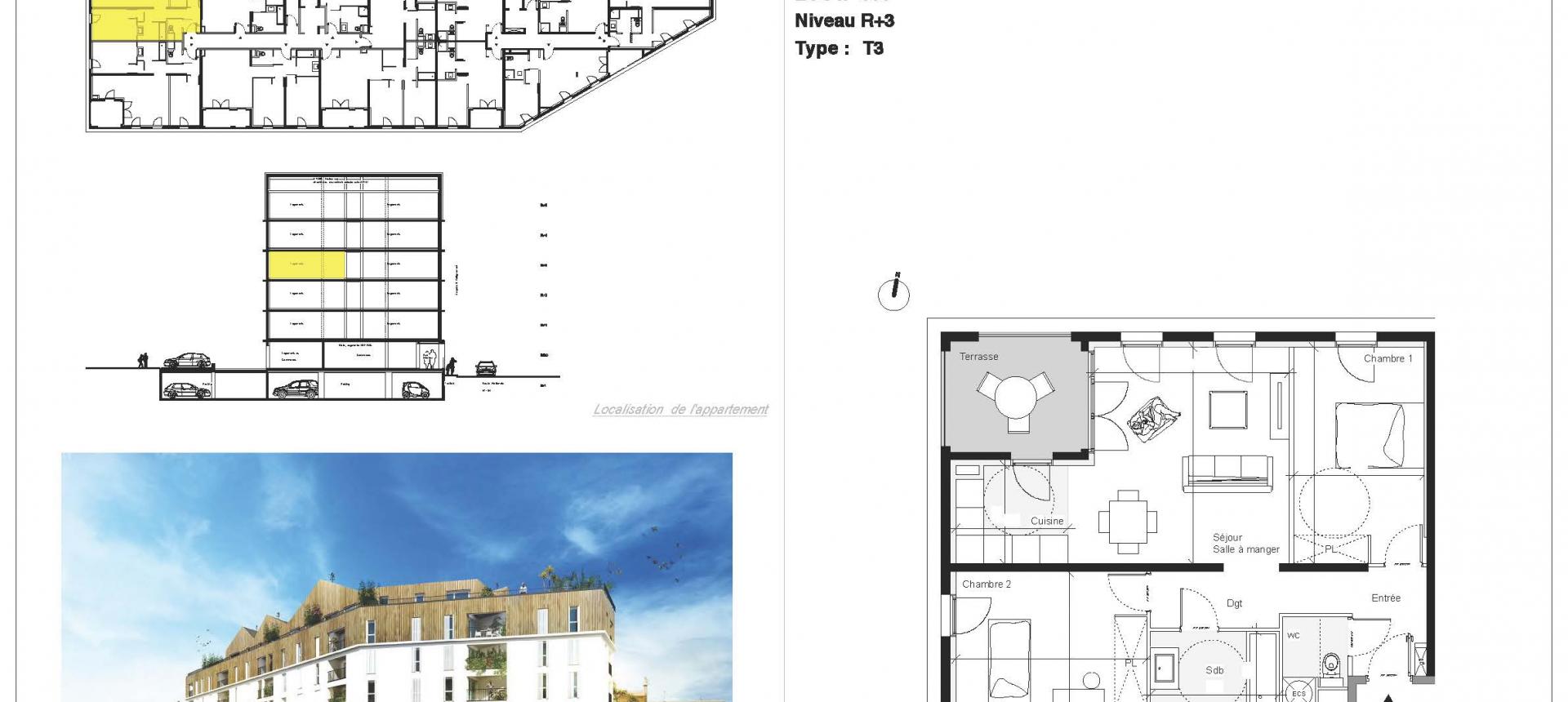 Vente appartement F3 à Mezzavia - Ajaccio