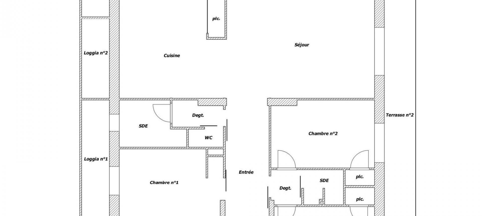 Appartement F4 à vendre Résidence Parc Belvédère - Ajaccio