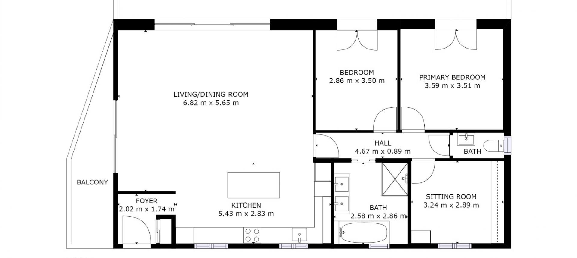 Villa à vendre proche Ajaccio - San Benedetto - plan rez-de-chaussée