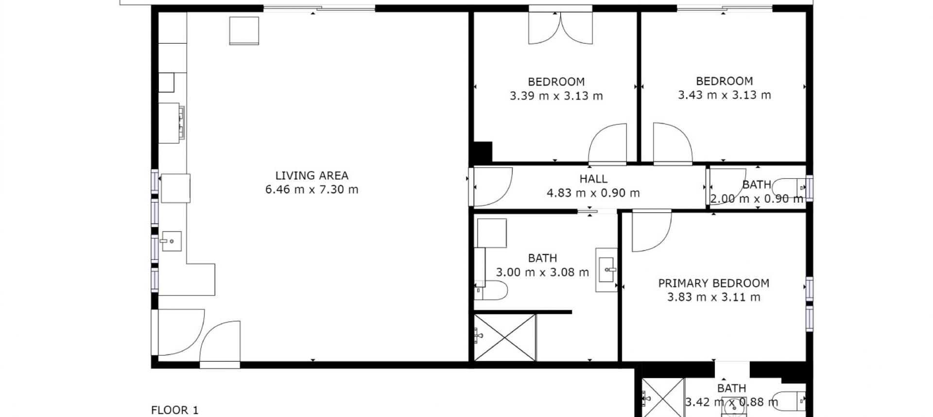 Villa à vendre proche Ajaccio - San Benedetto - plan rez-de-jardin