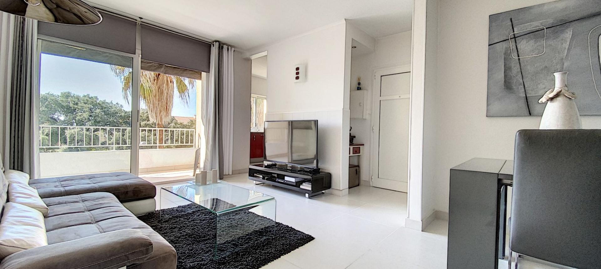 Vente appartement F3-4 duplex Ajaccio séjour