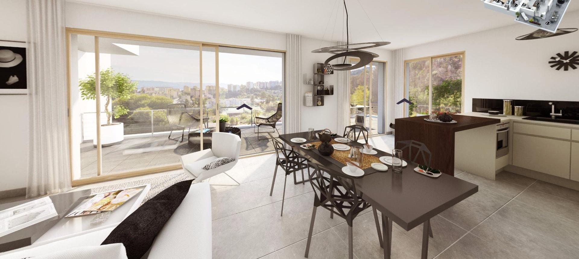 Appartement T4 à vendre- Programme neuf LE PARC AURANCIA à Ajaccio