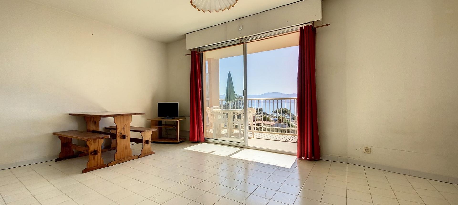 Vente studio vue mer Route des Sanguinaires - Ajaccio