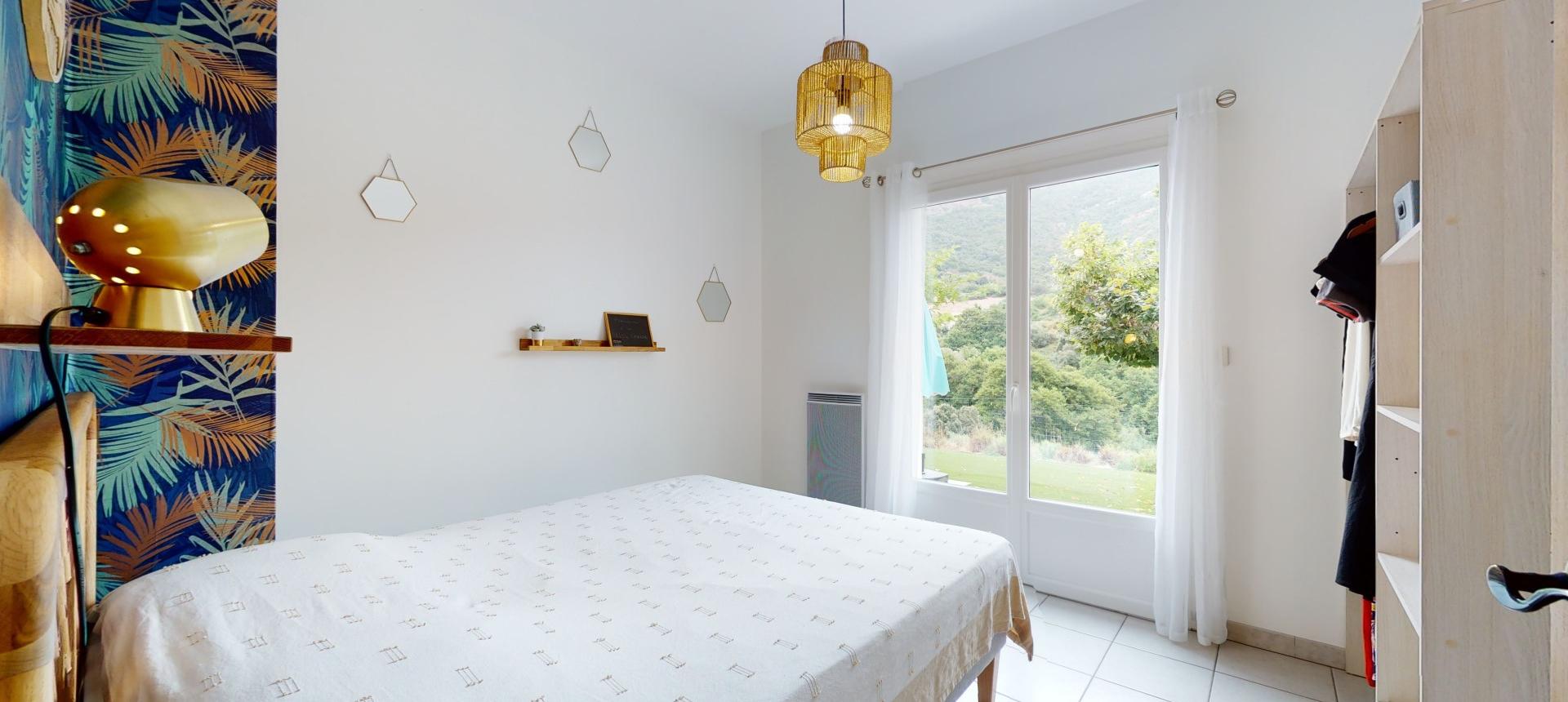 Villa à vendre proche Ajaccio - San Benedetto - Vue chambre 3 - RDJ