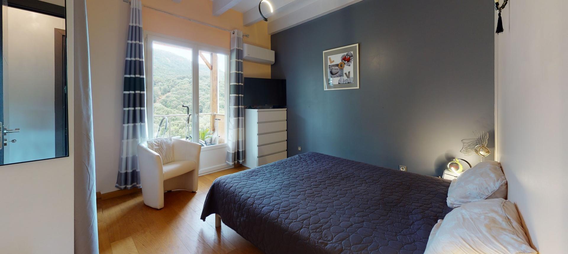 Villa à vendre proche Ajaccio - San Benedetto - Vue chambre 2 - RDC