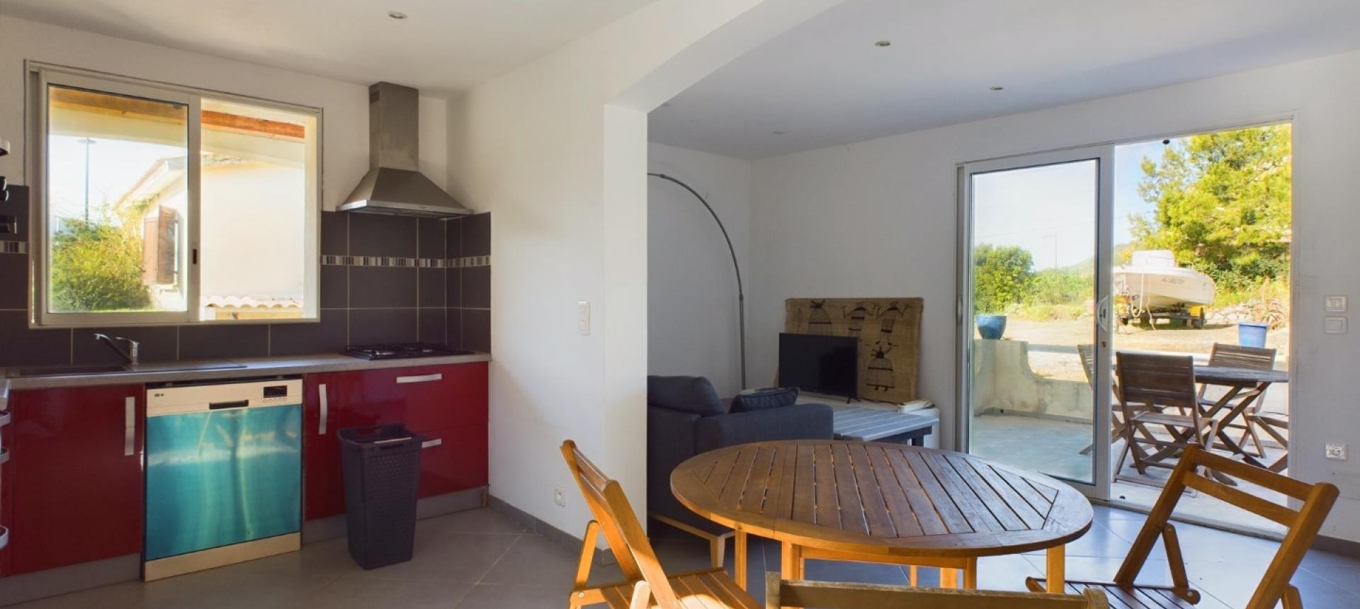 Villa F5 + T2 vue mer à vendre près d'Ajaccio, Tiuccia