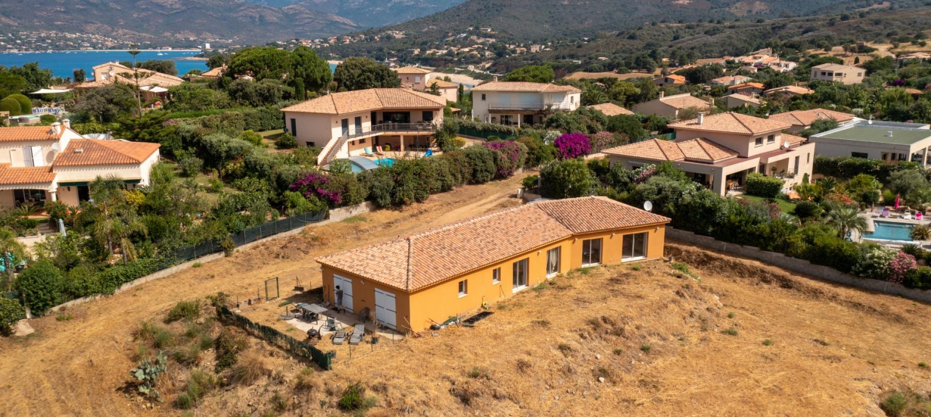 Villa à vendre vue mer proche Ajaccio - Golfe de Sagone