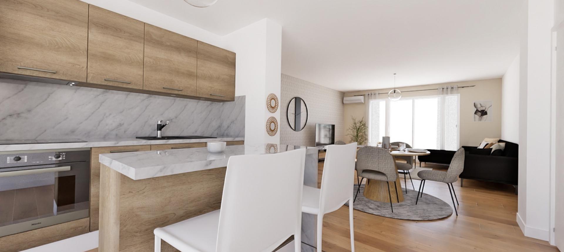 Achat F3 à Ajaccio : Appartement traversant au Finosello