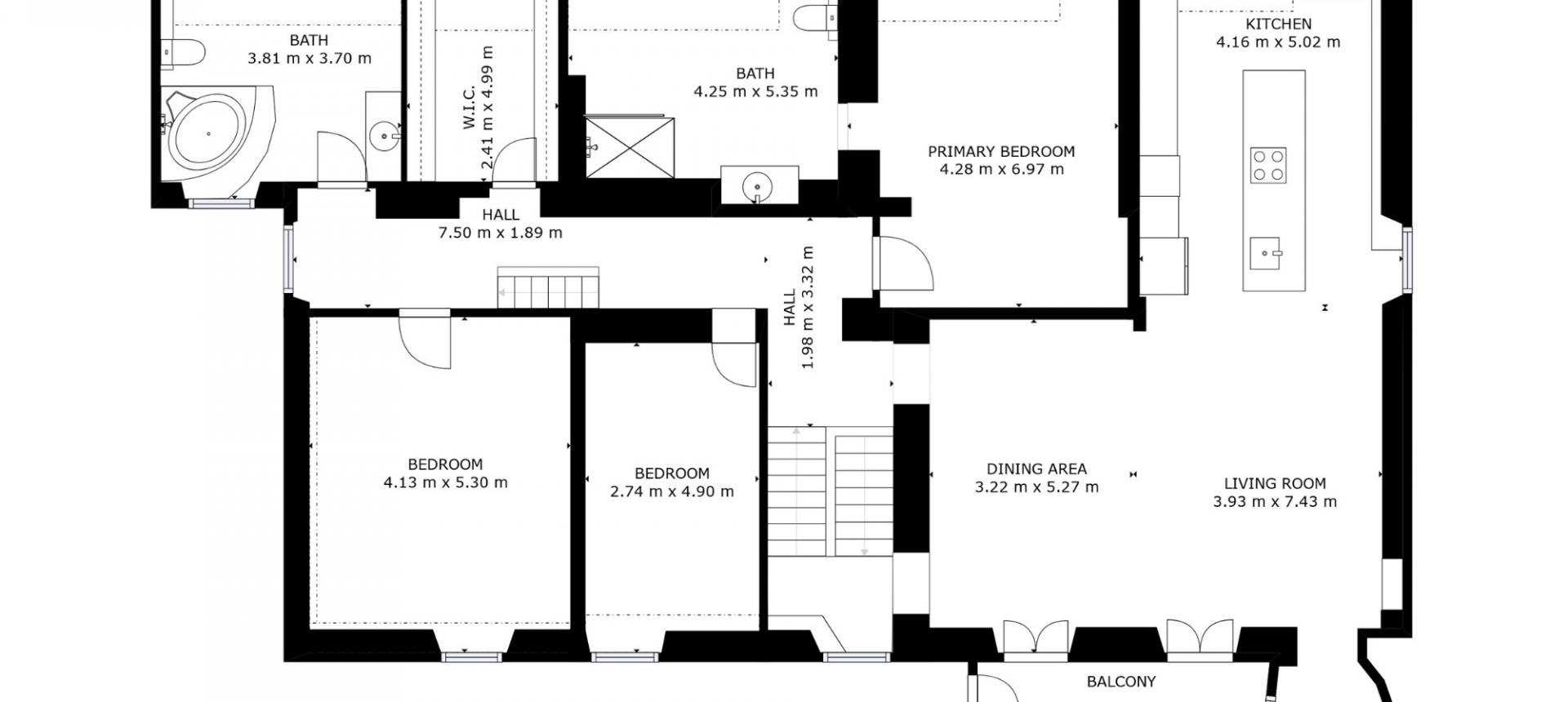 F4 toit terrasse à vendre Quartier de la préfecture Ajaccio