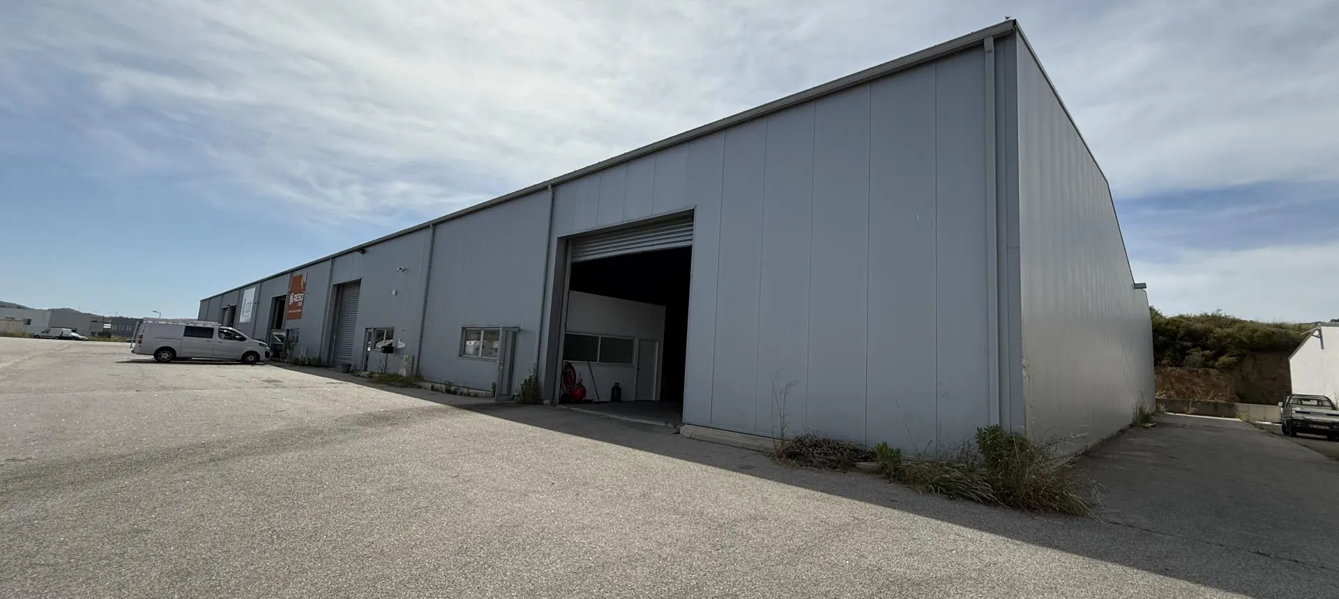 Vue hangar