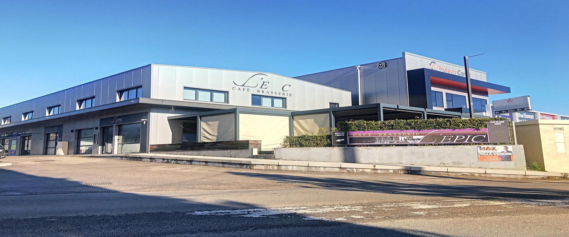 Baléone - Ajaccio: Vente murs d'un local commercial de 316 m² - Emplacement n°1 