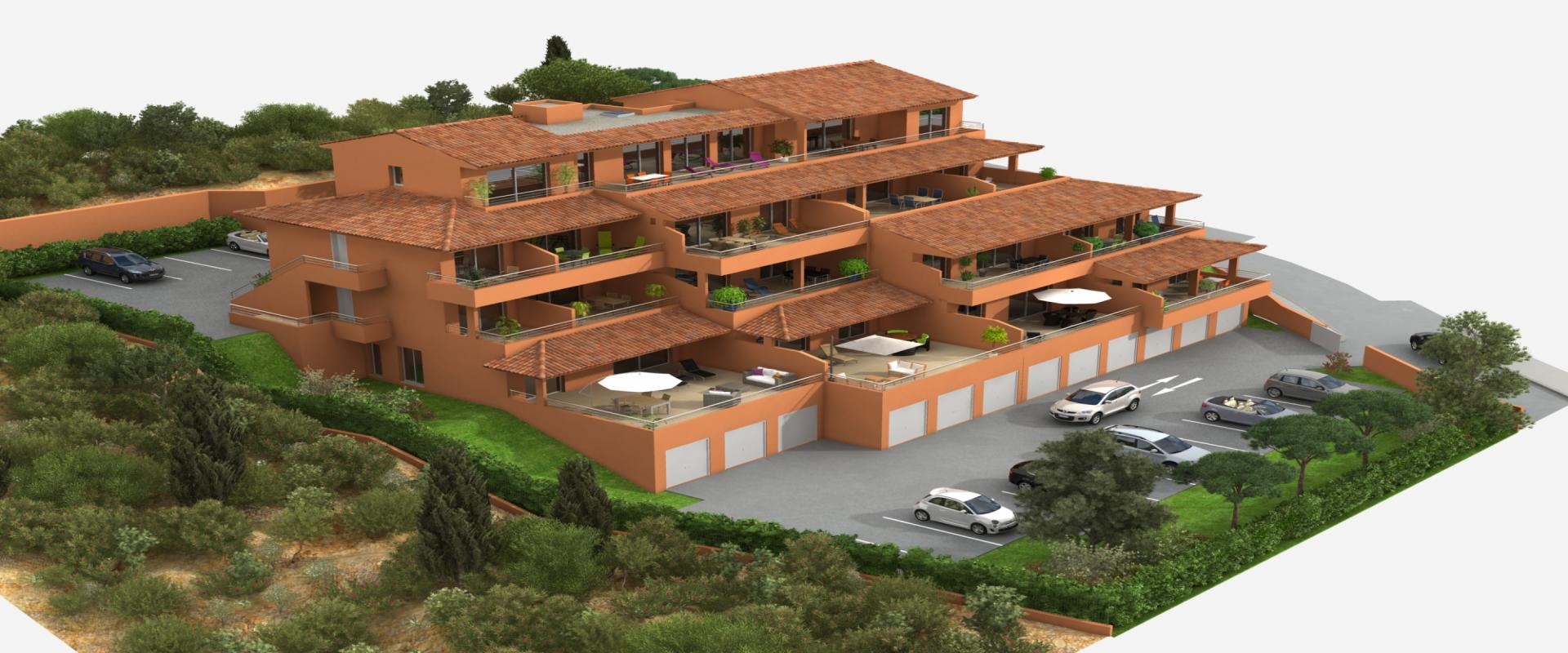 Vente appartement T1 neuf route des Sanguinaires Ajaccio « LE FRANCESCA »