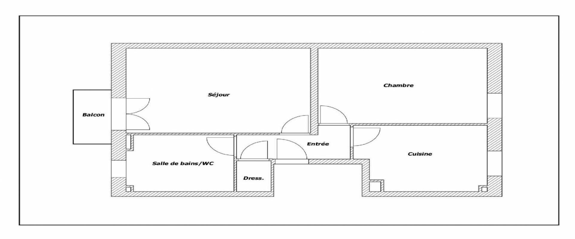 Plan T2 proche Centre ville - Ajaccio