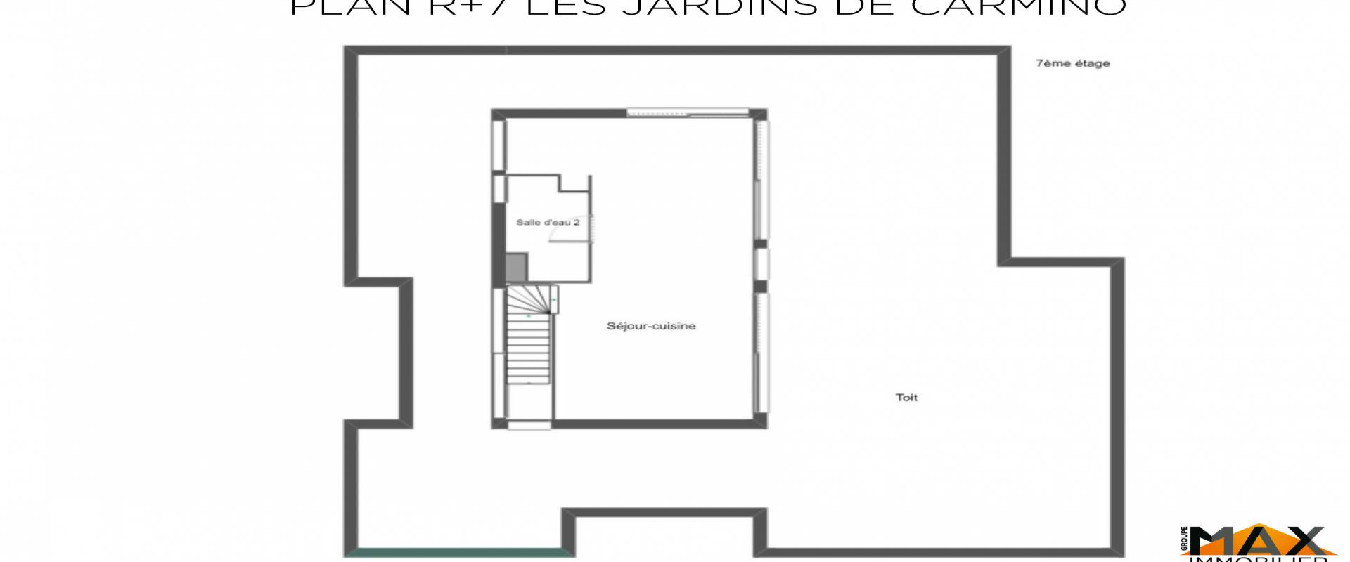 PLAN R+6 DUPLEX LES JARDINS DE CARMINO