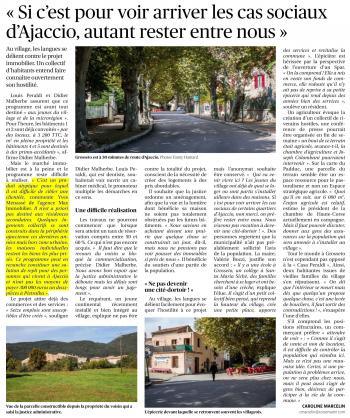 Article Corse-Matin – Corse Matin Immobilier (octobre 2024)