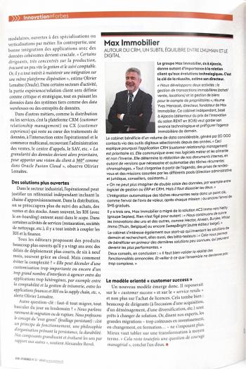 Article Forbes – Innovation (novembre 2022)