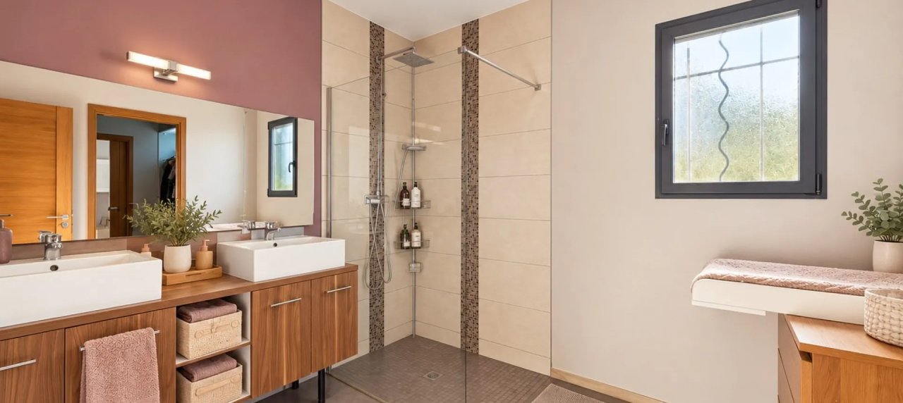 VILLA CONTEMPORAINE AVEC TERRAIN PISCINABLE A AFA