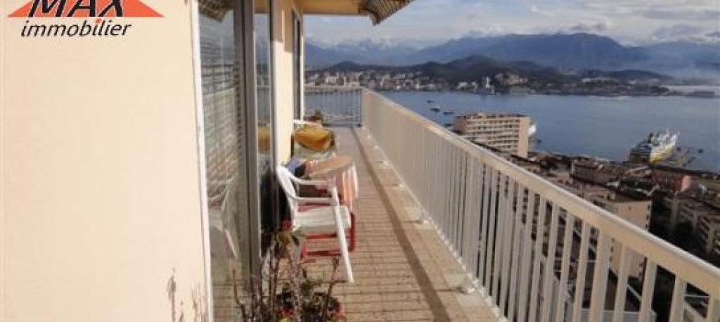 CORSE AJACCIO VENTE APPARTEMENT T4 BELVEDERE IMMOBILIER MAX
