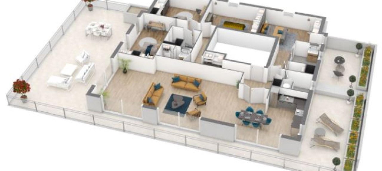 Les terrasses de Torretta 3D Penthouse