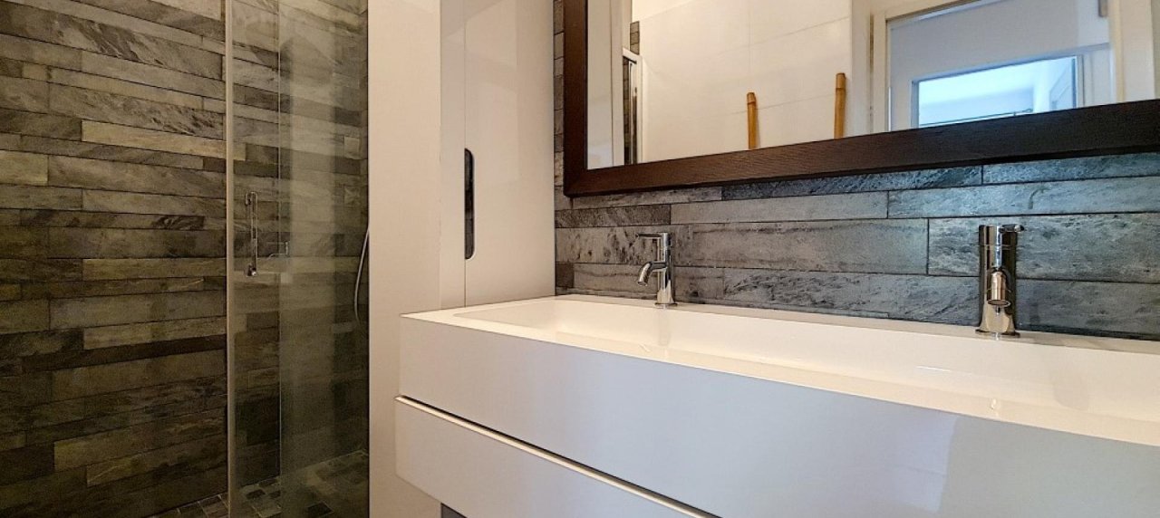F3 meublé  à louer Rue Waleska salle de douche 