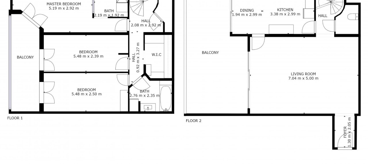 Ajaccio - Début de Route des Sanguinaires - Appartement F4 duplex - Vue mer Excellent état