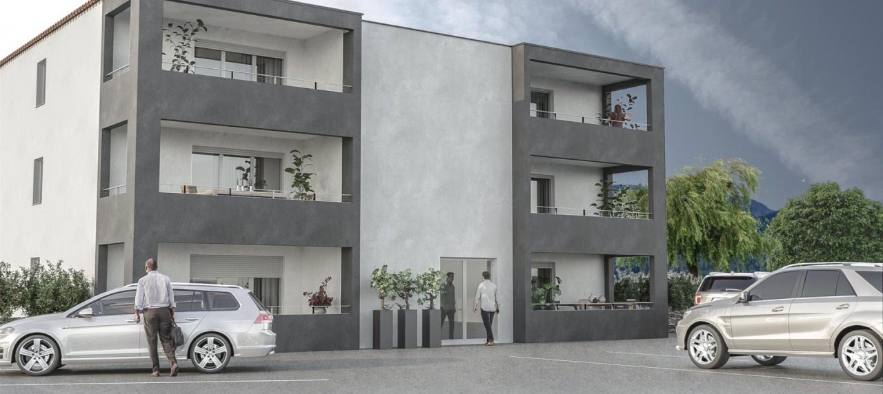 A vendre à Ajaccio: la campagne à 5 minutes du centre-ville, vente d’un F2 dans un programme immobilier neuf "Résidence U Trettore" 